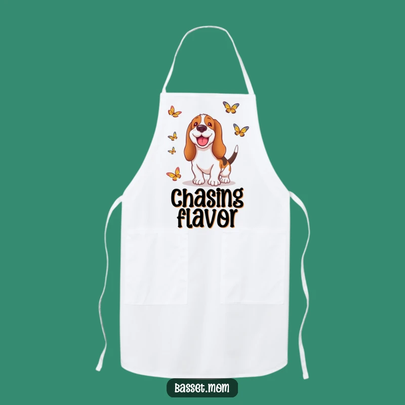 Kitchen Funnies Funny Basset Hound Apron - Playful Chef Wear