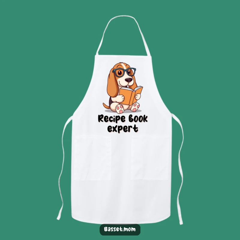 Funny Basset Hound Storyteller Apron - Literary Dog Lover Gift!
