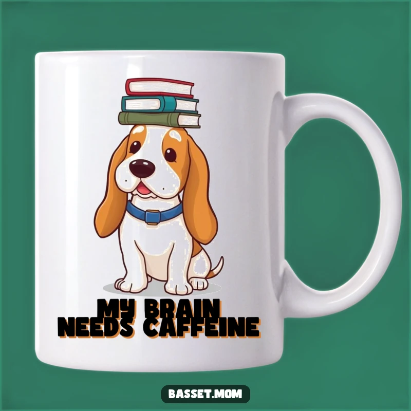 Funny Basset Hound Book Lover Mug: A Hilarious Gift for Smart Pups