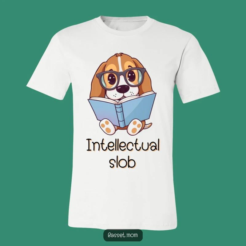 Funny Basset Hound Book Lover T-Shirt: Wear Your Literary Passion